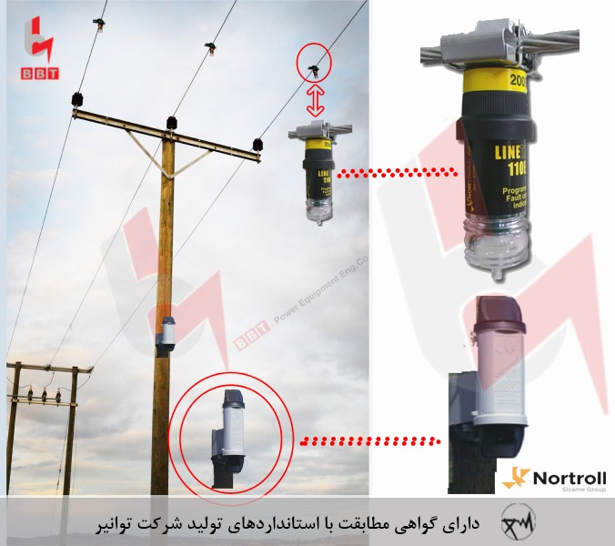 آشکارساز سه فاز مجهز به تجهیزات مخابراتی تحت شبکه مدل LTR110C